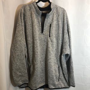 Big and Tall Man Lee Zippered Pullover